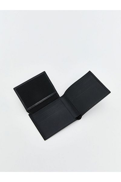 LC Waikiki Lcw Accessories Black Leather Look Men's Wallet