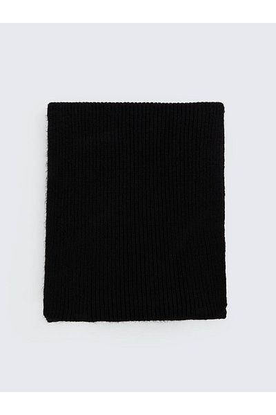 LC Waikiki ACCESORII LCW Eșarfă pentru bărbați tricotaje de bază neagră