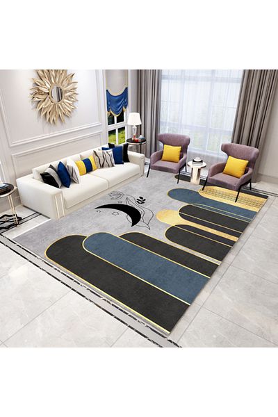sharpdo Modern Minimalist Bedroom Living Room Carpet