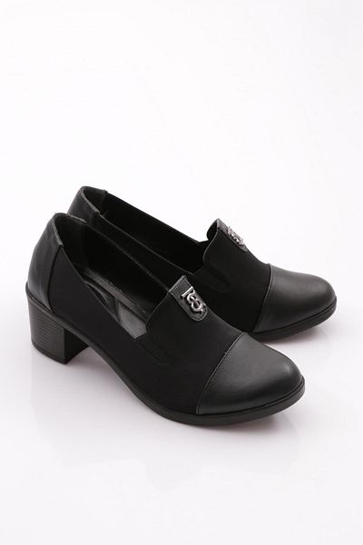 DGN Black Women's Heeled Shoes - 341633648