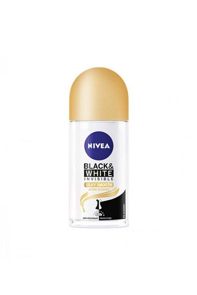 NIVEA Anti Perspirant Black And White Invisible Silky Smooth Rol On For Women 50ml