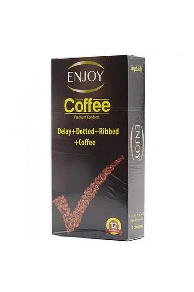 Enjoy 12-Piece Coffee Condom