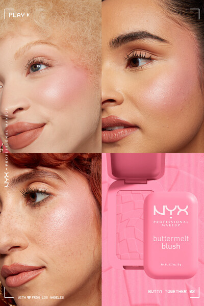 NYX Professional Makeup Buttermelt Blush Kremsi Pudra Allık - 02 Butta Together