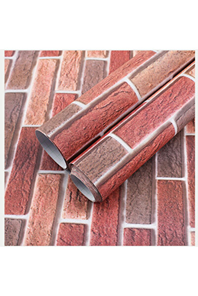 sharpdo Self-adhesive Wallpaper Wallpaper Storefront Imitation Brick Wall Stickers Background Wall 60*200cm