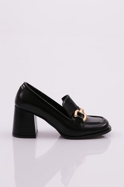 DGN 3550 Pantofi cu toc pentru femei negri