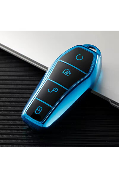 emii auto spare parts Θήκη κλειδιού Byd Atto 3 Seal U Sealion 7 Μπλε