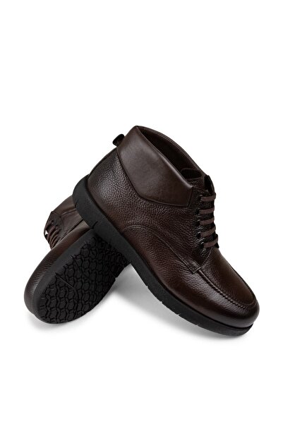 Deery Hakiki Deri Kahverengi Erkek Bot