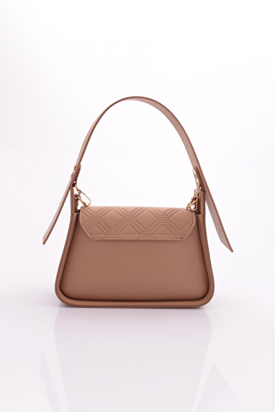 DGN Kadın Kolonlu Büyük Saplı Çanta Nude 7153555