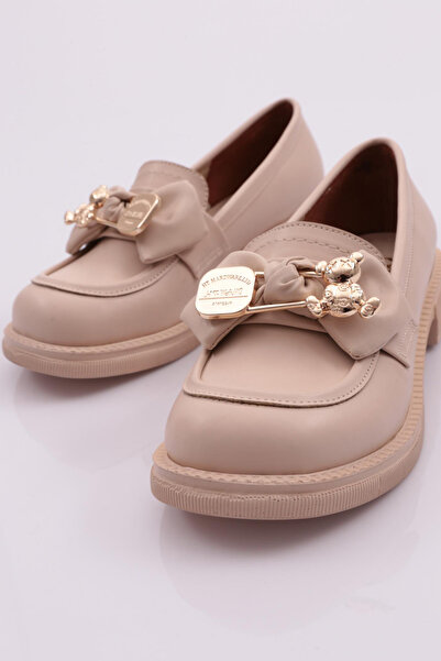 DGN Kadın Günlük Loafer Bej 4323535