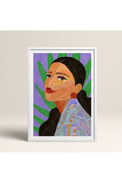 HOMEPACK Pictură cu un singur cadru din lemn Pictură poster dintr-o bucată TK/854