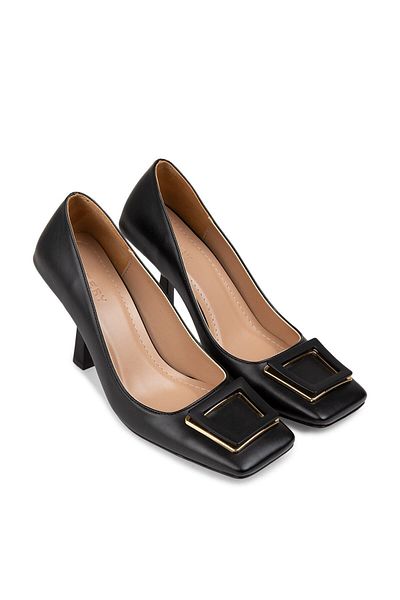 Deery Women's Black Heeled Shoes