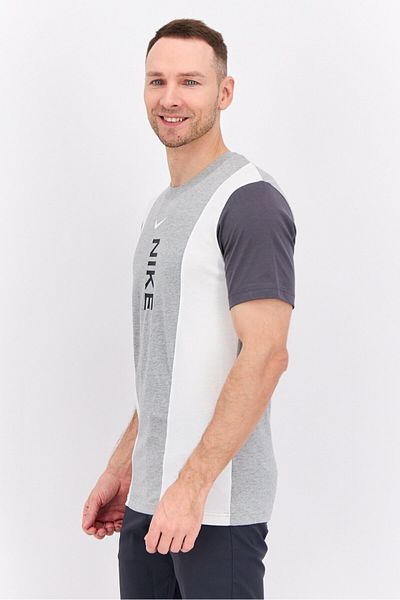 Nike Men Sportswear Fit Short Sleeves Outdoor T-shirt, Grey
