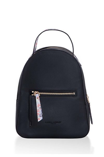 Laura Ashley Schwarzer Damenrucksack