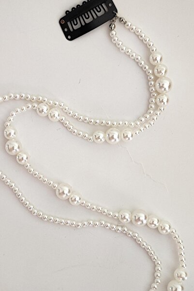 New Obsessions Pearl Hanging Snap Hair Rope Hair Chain Hair Accessory