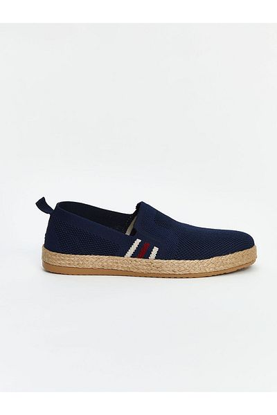 LC Waikiki Navy Blue Straw Sole Men's Classic Shoes