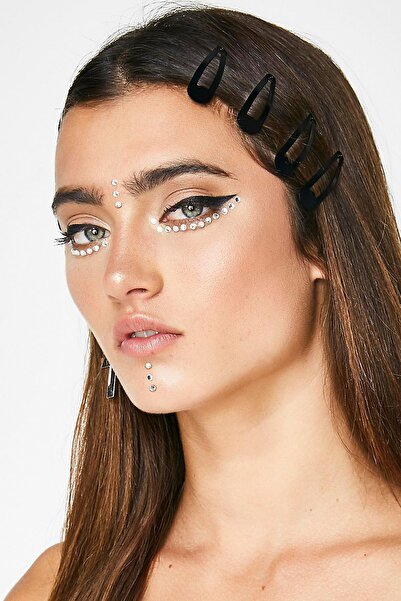 New Obsessions Yuvarlak Şeffaf Yapışkanlı Yüz - Vücut Taşı