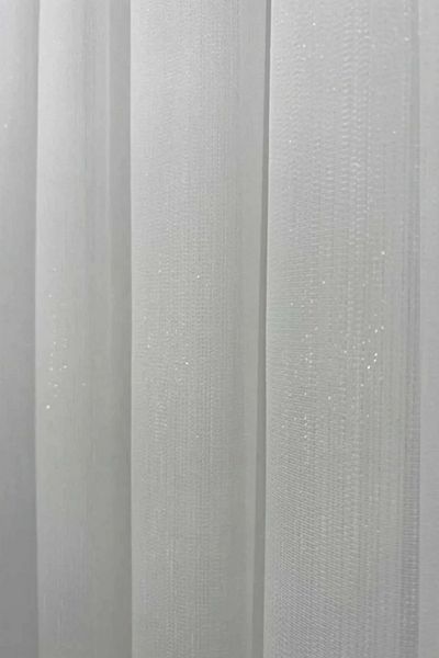 Gülsem Perde Brillant Silver Glitter Bamboo Overalls Curtain 1/3 Thin Pleated Gulsemperdeonlıne with Video
