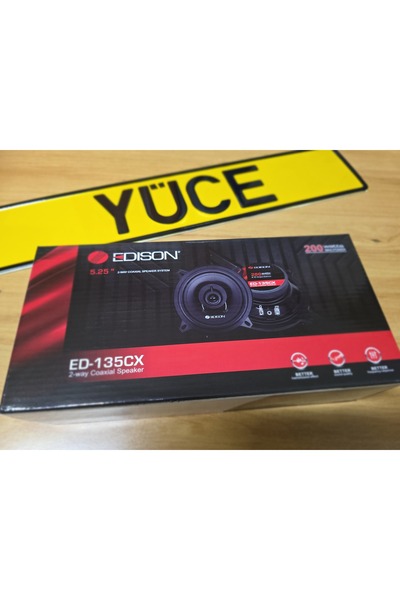 Edison ED-135CX 2 YOLLU COAXIAL 200 WATT HOPARLÖR