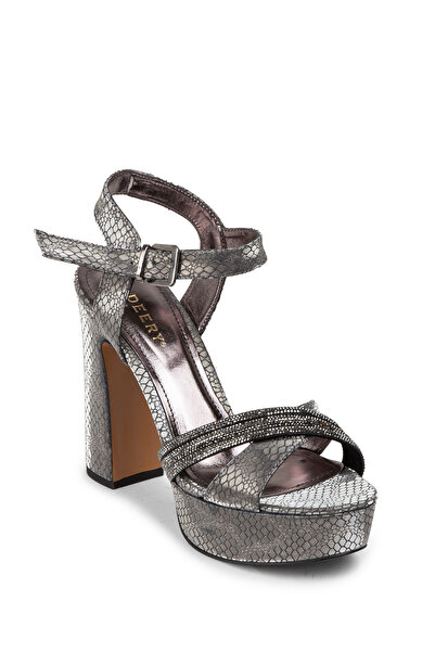 Deery Pantofi de seară cu platformă de damă de culoare platină