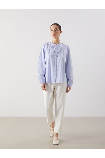 LC Waikiki Pantaloni de damă din Gabardine Standard Fit S5M961Z8NVY