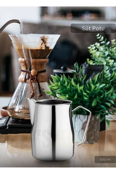 Jet's Home Pro Milk Pot Stainless Milk Frothing Jug Steel 500 ml