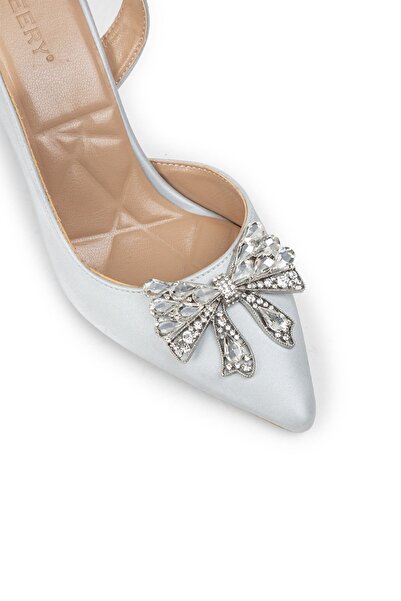 Deery Pantofi de seara de dama de culoare argintie