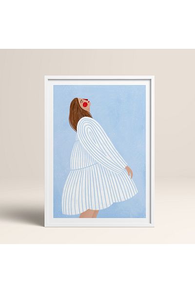 HOMEPACK Pictură cu un singur cadru din lemn Pictură poster dintr-o bucată TK/848