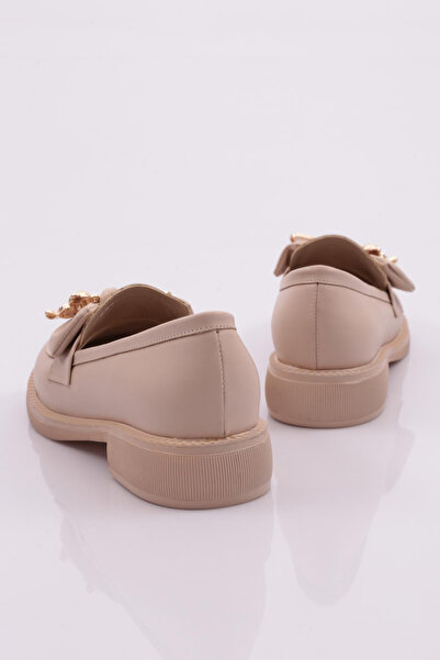DGN Kadın Günlük Loafer Bej 4323535