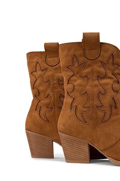Deery Taba Rengi Kadın Western Bot