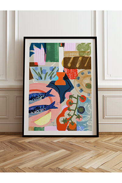 HOMEPACK Pictură cu cadru din lemn unică Pictură poster dintr-o bucată TK/840