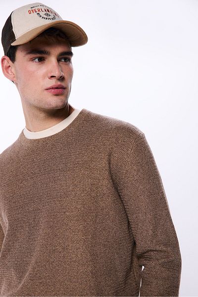 Springfield Two-tone Textured Jumper