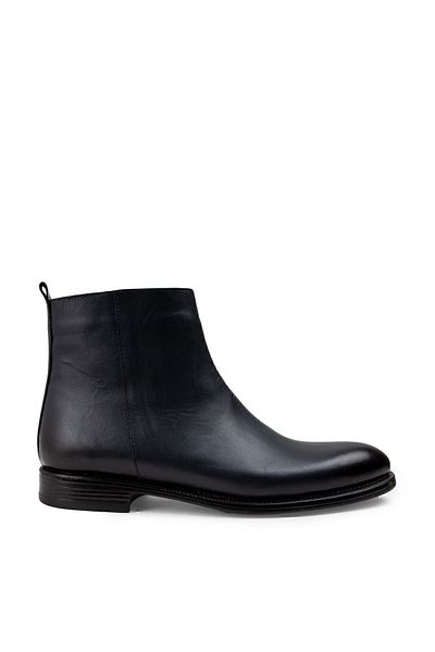 Deery Ανδρικές μπότες από γνήσιο δέρμα Navy Blue