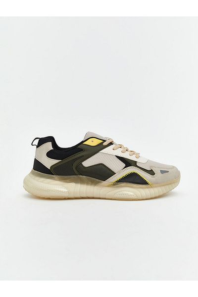 LC Waikiki Lcw Steps Beige Lace-Up Men's Sneakers