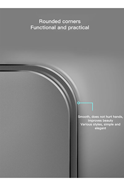 sharpdo Bedroom Wall-Mounted LED Full-Length Mirror Warm Lamp Touch Button 50*160CM