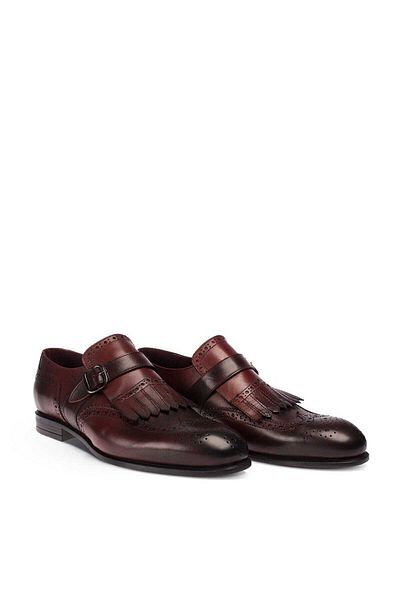 Deery Genuine Leather Special Production Claret Red Classic Men's Shoes