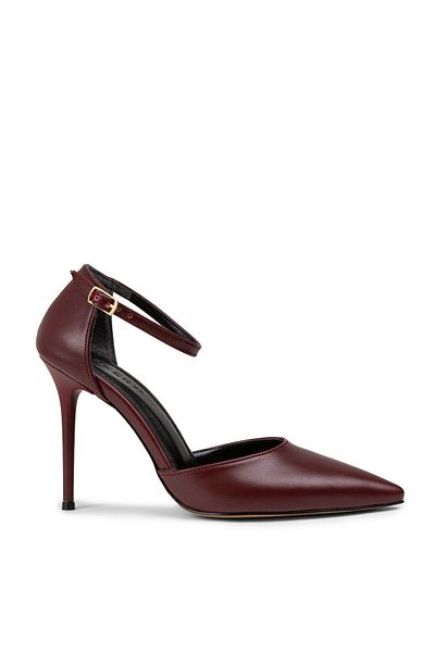 Deery Pantofi cu toc de damă bordeaux