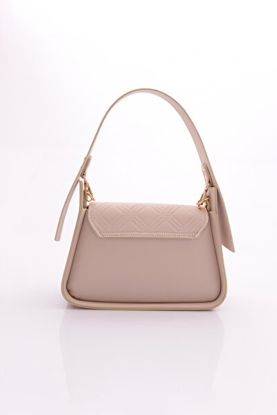 DGN Kadın Kolonlu Büyük Saplı Çanta Bej 7153555