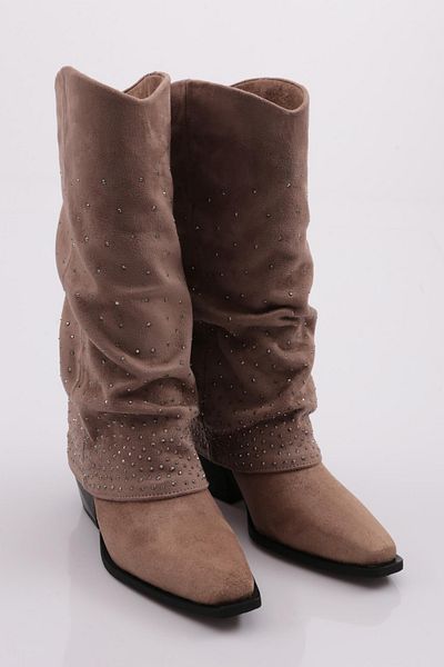 DGN Γυναικείες μπότες Mink Suede 3310