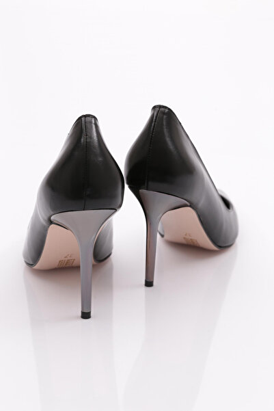 DGN Kadın Topuklu Ayakkabı Siyah 4836535