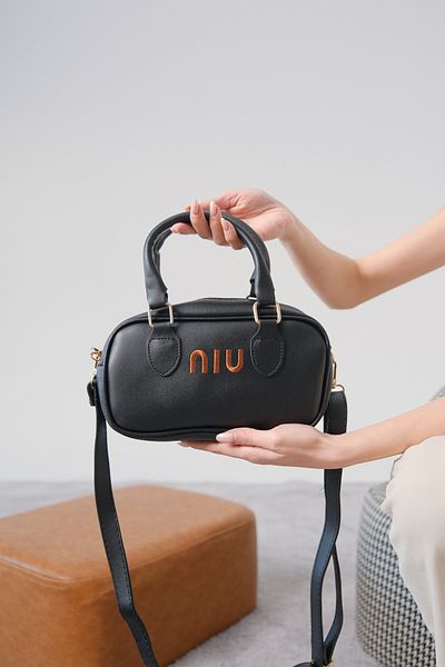 Moda Değirmeni Geantă Baguette Piele Neagră Md1275-316-0001
