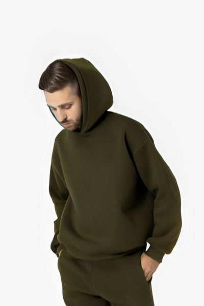 BayBayan Ανδρικό αθλητικό και casual oversize φούτερ με κουκούλα