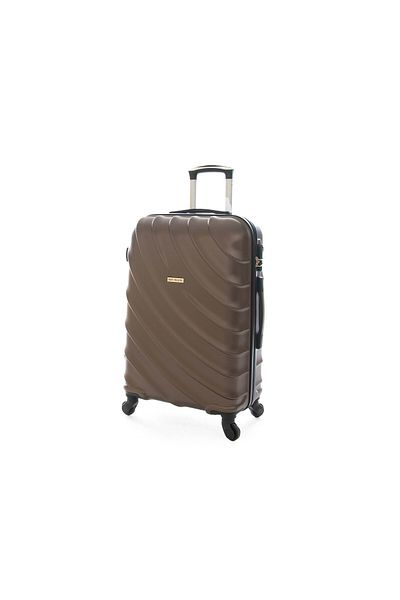 New Travel Hard Luggage Set, ABS Trolley Travel Bag, with Combination Lock and 4 Wheels BR1098/3P-Brown