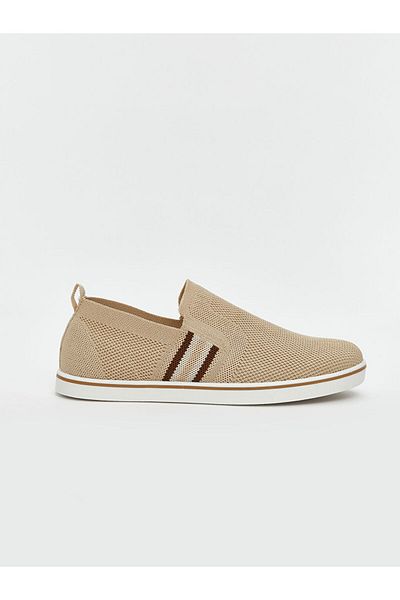LC Waikiki Beige Mesh Detailed Men's Sports Shoes