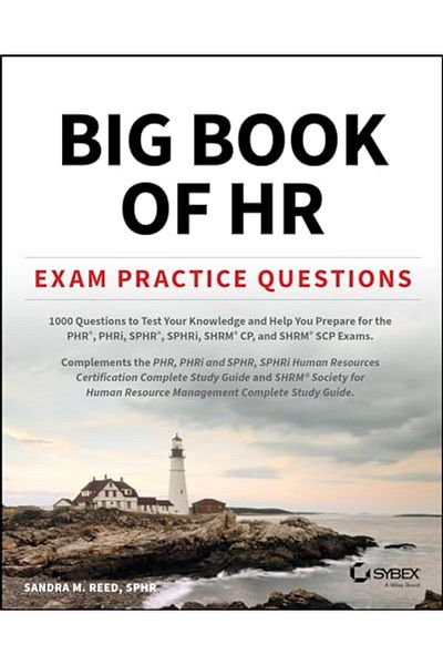 John Wiley & Sons Inc كتاب كبير لأسئلة التدريب على امتحان الموارد البشرية يحتوي على 1000 سؤال لاختبار معلوماتك ومساعدتك على الاستعداد