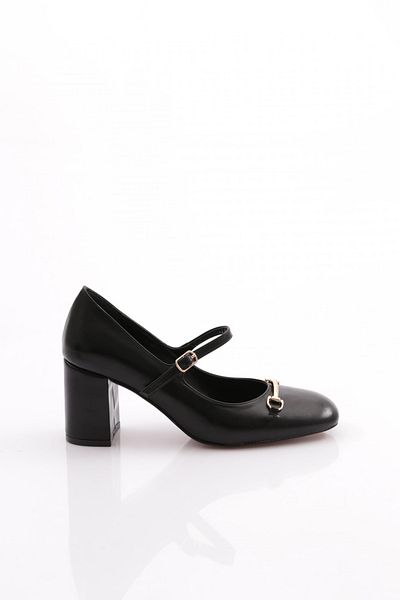 DGN Pantofi de damă cu centură neagră - 3992535