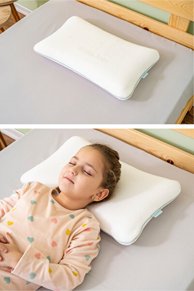 VİSCOTEX Visco Orthopaedic Baby Pillow, 50X32X6Cm, White