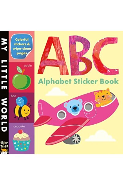 tiger tales كتاب ملصقات الحروف الأبجدية