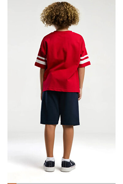 U.S. Polo Assn. Men'S, Licensed, Uspa, Basic, Uspa Writing, 2 Thread, 100% Cotton, T-Shirt Bermuda Suit