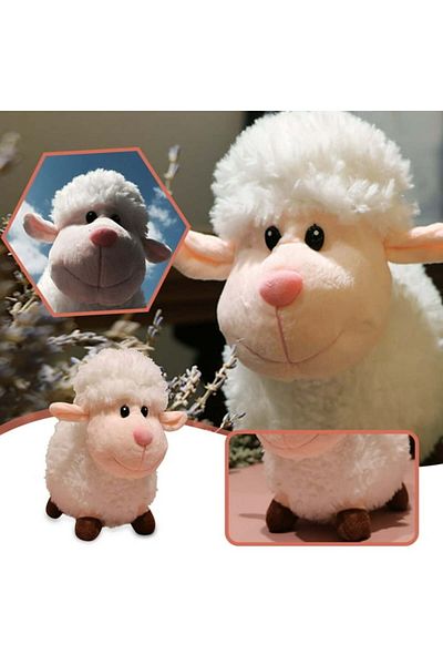 Yelajoy Kids Sheep Plush toy, soft and huggable, PP cotton, light Lightweight, Suitable for Kids 3+ years