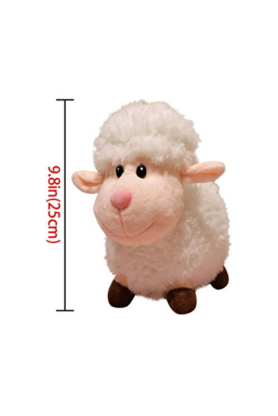 Yelajoy Kids Sheep Plush toy, soft and huggable, PP cotton, light Lightweight, Suitable for Kids 3+ years